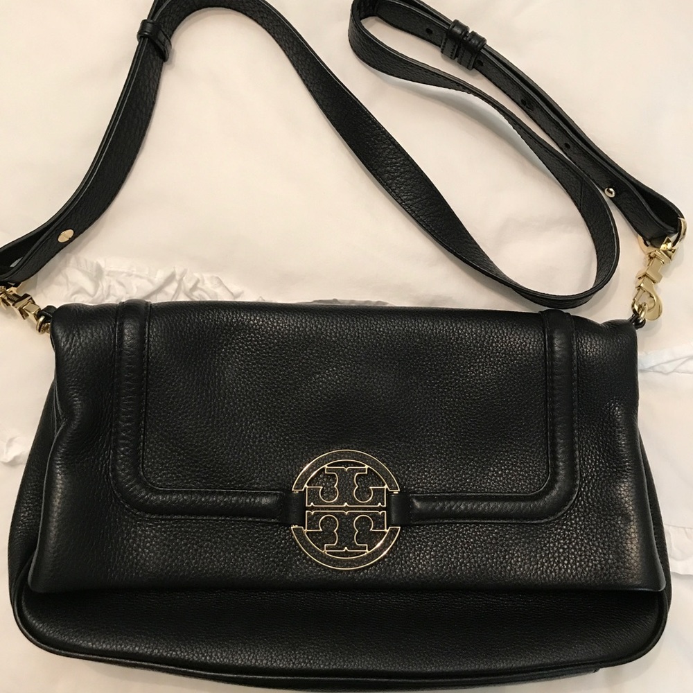 Tory Burch Amanda Fold-Over Messenger Bag